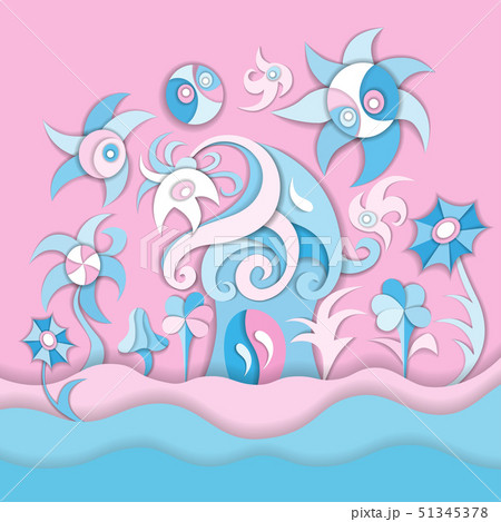 illustration of Cartoons fairy tale drawing hous 51345378