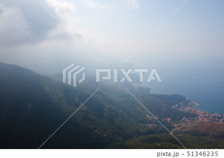 Montenegro, Rafailovici. view on sea beach 51346235