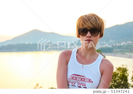 Portrait of woman outdoor 51347241