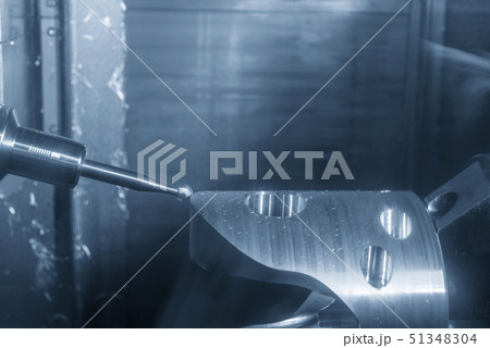 The 5-axis CNC milling machine. 51348304