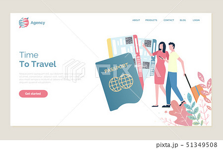 Time to Travel People with Passports and Tickets Time to Travel People with Passports and Tickets 51349508