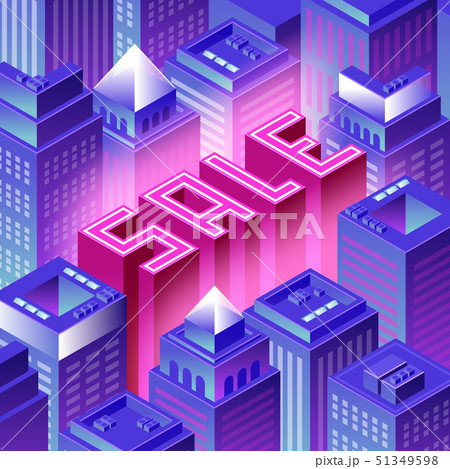 Sale concept. Cityscape. Sale concept. Cityscape. 51349598