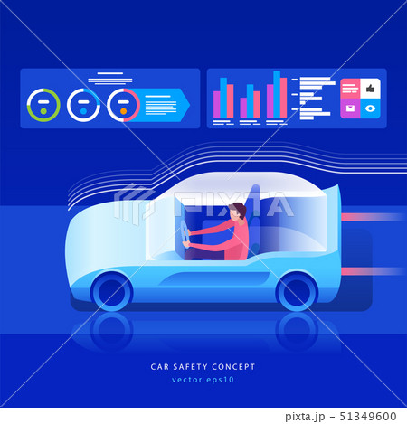 Car of the future concept. 51349600