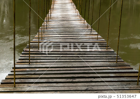 suspension bridge over cold water suspension bridge over cold water 51353647