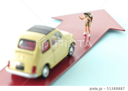 旅人　ヒッチハイク 51389887