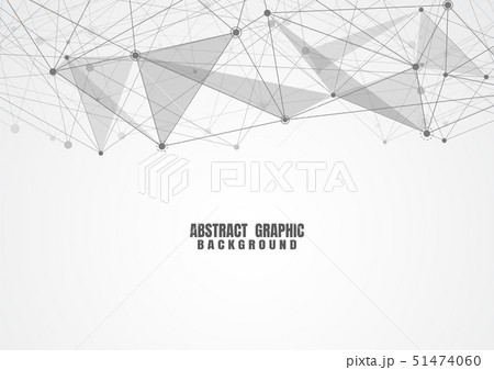 Abstract connecting dots and lines with geometric Abstract connecting dots and lines with geometric 51474060
