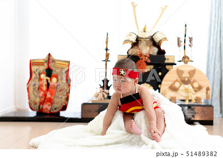 端午の節句を祝う男児　金太郎 51489382