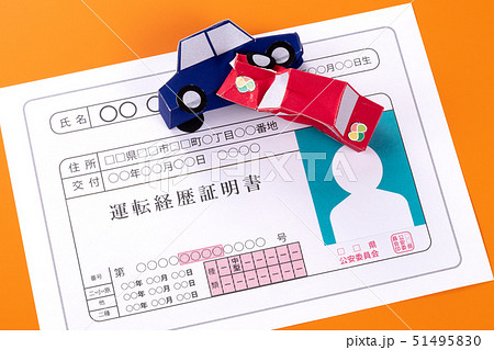ペーパークラフト　イメージ　高齢ドライバー 51495830