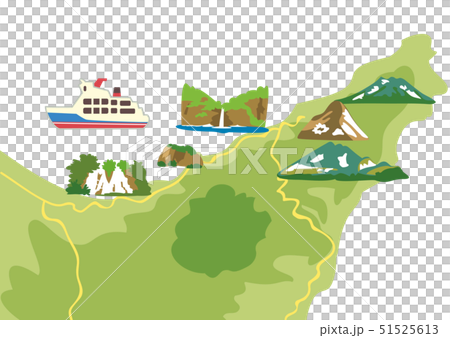 知床半島マップ 51525613