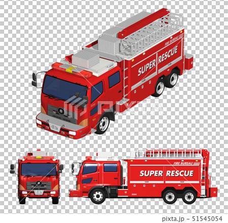 Firefighting Super Rescue Stock Illustration