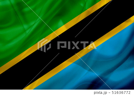 country flag on silk or silky waving texture  51636772