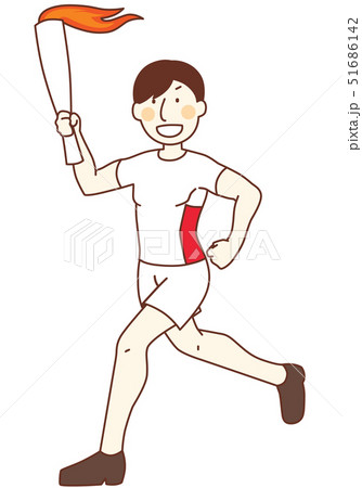 聖火ランナー　男性 51686142