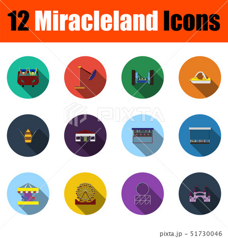 Set Of Miracleland Icons Set Of Miracleland Icons 51730046
