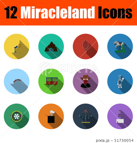Set Of Miracleland Icons Set Of Miracleland Icons 51730054