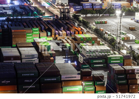 青海コンテナ埠頭 夜景 青海コンテナ埠頭 夜景 51741972