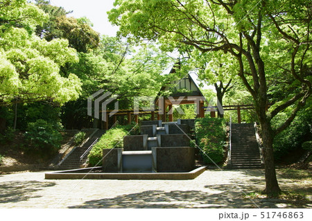 新緑の中の東屋 新緑の中の東屋 51746863