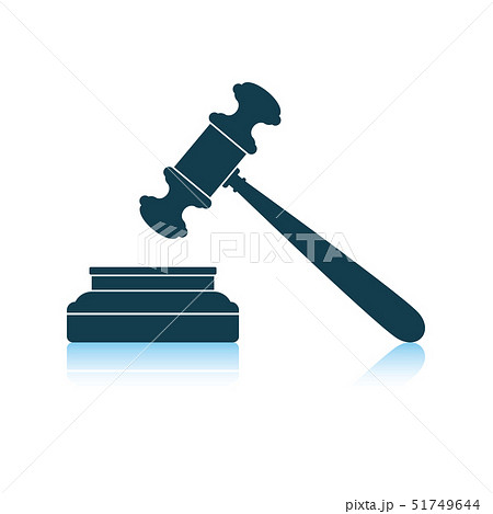 Judge hammer icon Judge hammer icon 51749644