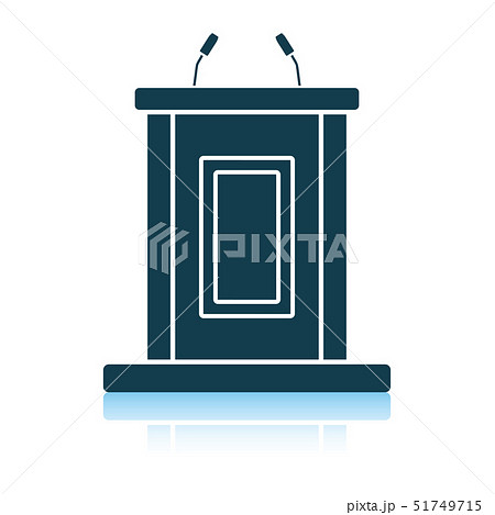 Witness stand icon Witness stand icon 51749715