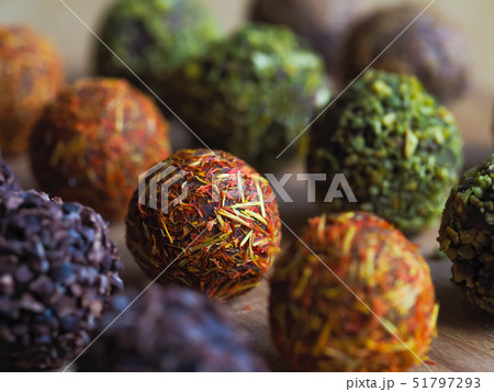 Healthy organic energy bites with nut and dates. Healthy organic energy bites with nut and dates. 51797293