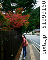 Asian is walking on footpath at Kawaguchiko 51999160