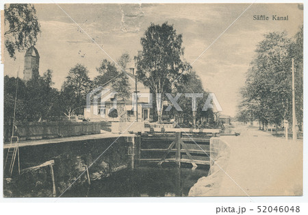 Postcard printed in Sweden shows view of the 52046048