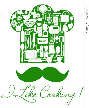 Kitchen set icons 52052888