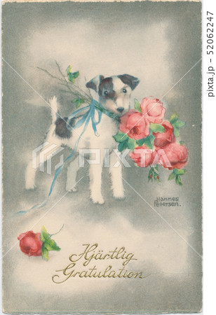 Vintage postal card printed in Sweden circa1931 52062247