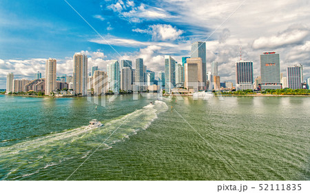 Miami dawntown, USA. view of Miami downtown 52111835