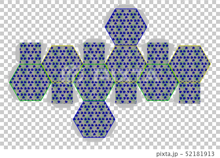 切頂八面体の展開図 切頂八面体の展開図 52181913