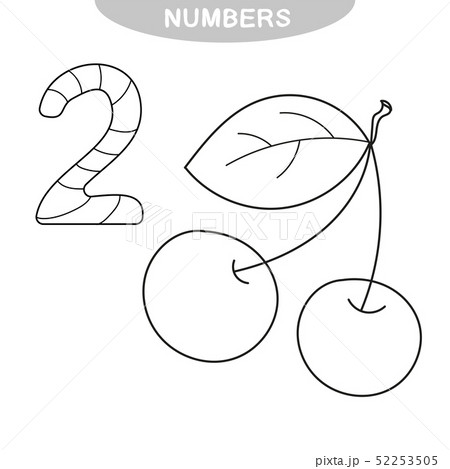 Educational game - Learning numbers. Coloring book for preschool children Educational game - Learning numbers. Coloring book for preschool children 52253505