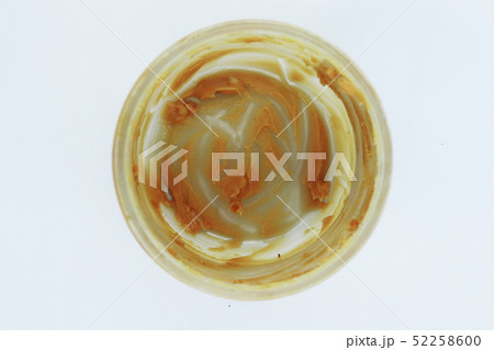 empty nut butter isolated on white background. 52258600