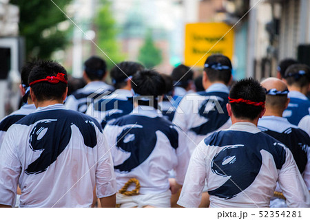 山笠 男の背中 山笠 男の背中 52354281