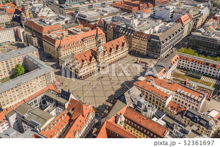 Historical market square in Leipzig Historical market square in Leipzig 52361697
