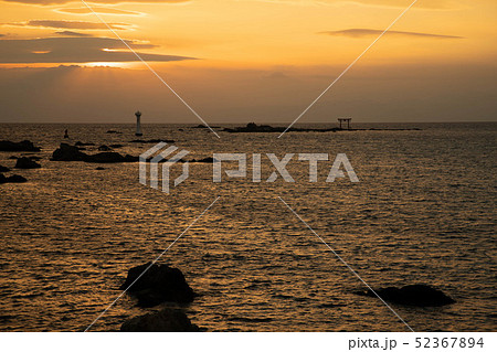 神奈川県 葉山の夕日 52367894