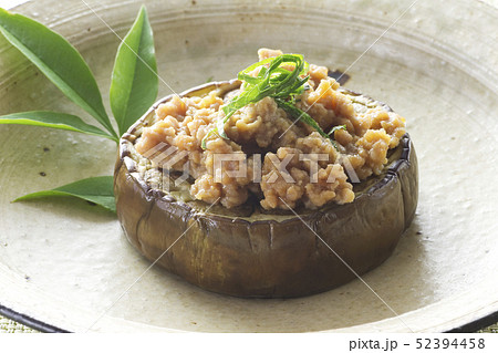 なすの肉味噌乗せ29 52394458