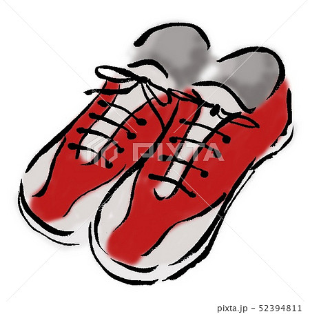 ボウリングの靴 52394811