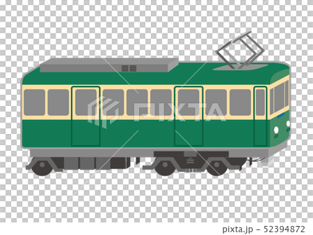 江ノ電のイラスト素材