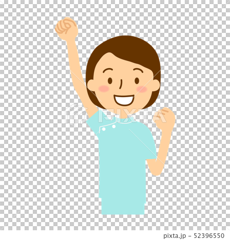 Casey white coat light blue woman waving hand Casey white coat light blue woman waving hand 52396550