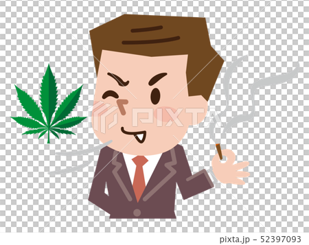 Men who smoke cannabis 52397093