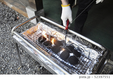 BBQの着火イメージ BBQの着火イメージ 52397551