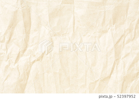 Old brown crumpled paper background texture 52397952