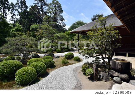 新緑の曼殊院 枯山水の庭園 新緑の曼殊院 枯山水の庭園 52399008