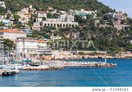 Coastal landscape with Port of Nice, France Coastal landscape with Port of Nice, France 52399101