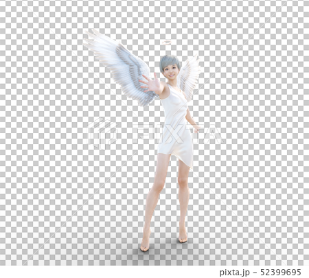 可愛い天使　perming3DCG　イラスト素材 52399695