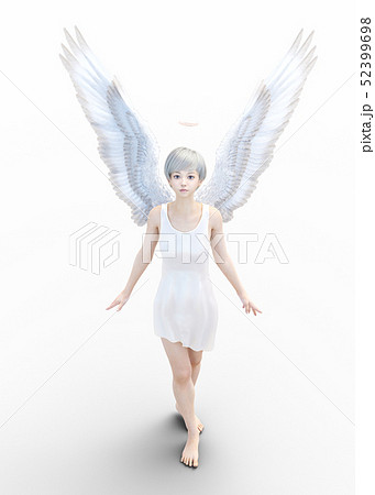可愛い天使 perming3DCG イラスト素材 可愛い天使 perming3DCG イラスト素材 52399698