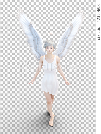 可愛い天使 perming3DCG イラスト素材 可愛い天使 perming3DCG イラスト素材 52399698
