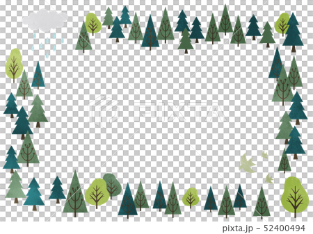 Forest frame Square horizontal - Stock Illustration [52400494] - PIXTA
