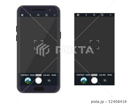 Modern smartphone with camera application 52408416