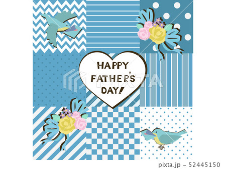父の日のバッジ。デザイン。イラスト。素材。 父の日のバッジ。デザイン。イラスト。素材。 52445150