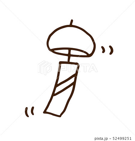 風鈴のイラスト素材